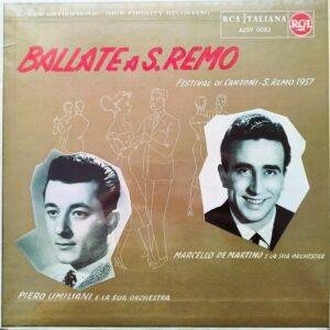 Marcello De Martino - Piero Umiliani E La Sua Orchestra - Ballate A S. Remo (LP - Italy, 1957. Pop, chanson, ballad. ) | RCA Italiana