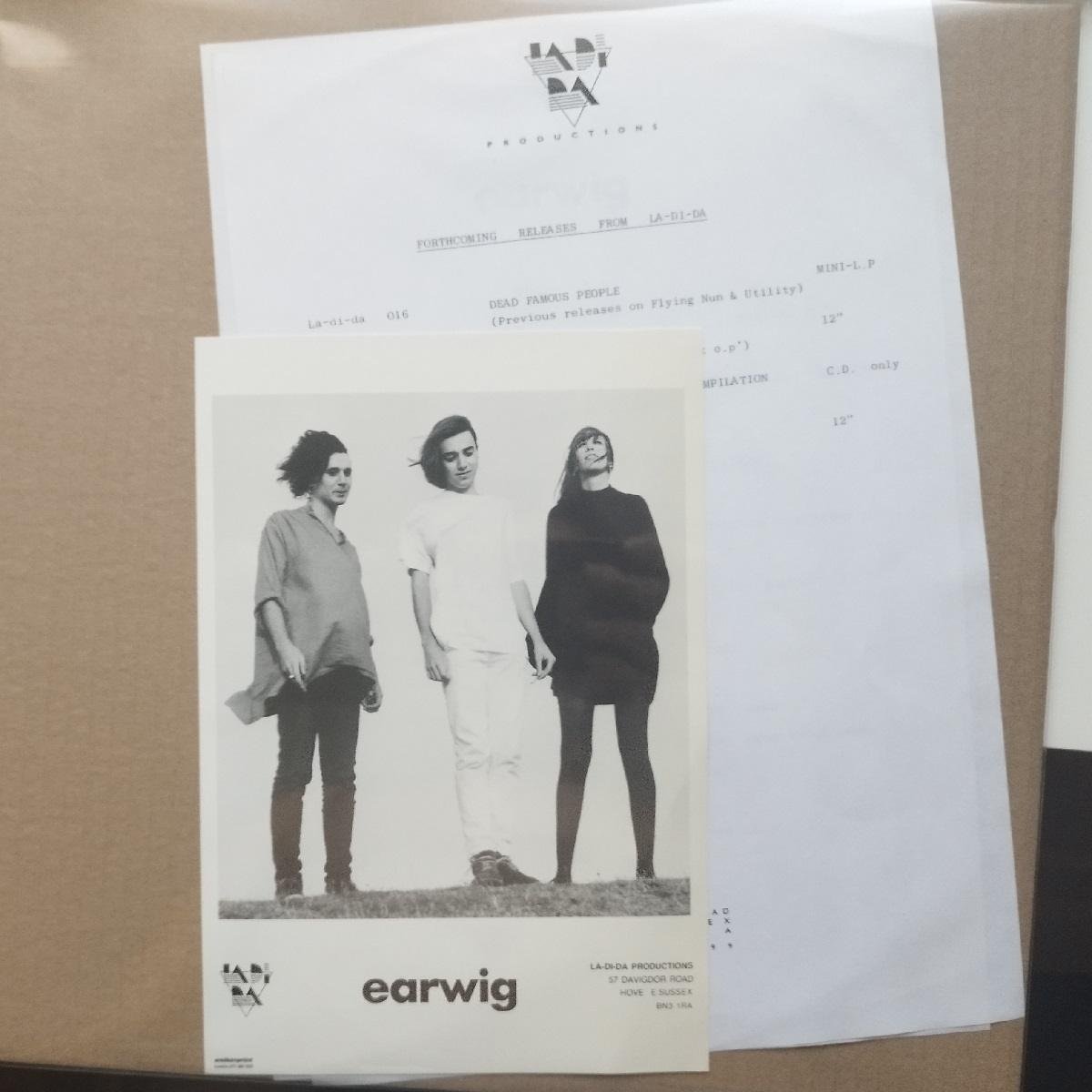 Earwig - Might EP (test pressing) (12", Test pressings - UK, 1991.) | La-Di-Da Productions Earwig - Might EP (test pressing) (12" - UK, 1991.) | La-Di-Da Productions