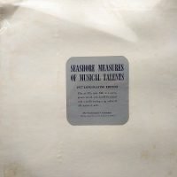 Seashore, Lewis and Saetveit - The Seashore Measures Of Musical Talents (LP - ) | The Psychological Corporation