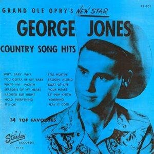 George Jones - Grand Ole Opry’s New Star (LP - 1958 repress. Labels yellow with black lettering in different layout, fonts and sizes to those used for the other 1958 reissue. Deep groove.) | Starday Records