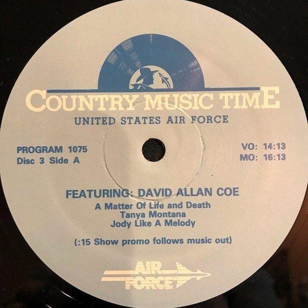 David Allan Coe, Sonny James – Country Music Time - Country Music Time (LP - Stereo. From the radio program. There are interview segments between songs.) | The United States Air Force Public Service Program