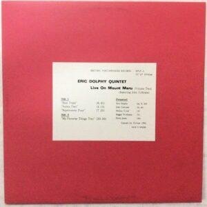 Eric Dolphy Quintet feat. John Coltrane - Live On Mount Meru (Volume Two) (LP - Sweden, 1971. ) | Historic Performances Records