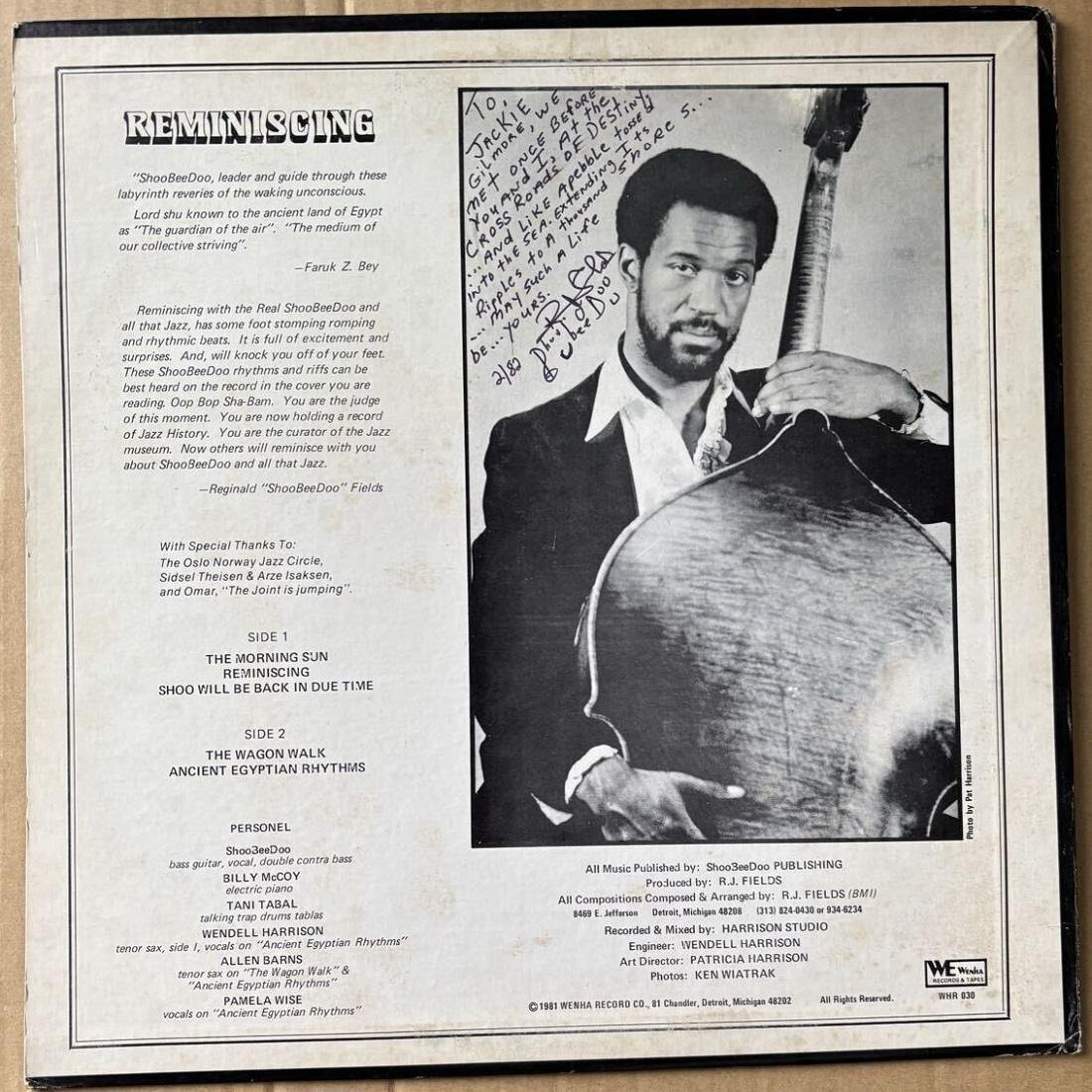 The Real ShooBeeDoo - Reminiscing (LP - USA, 1981. ) | Wenha Reminiscing - Image 3