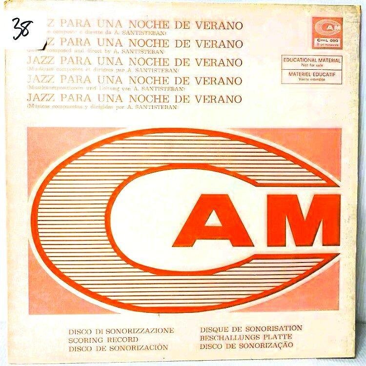 A. Santisteban - Jazz Para Una Noche De Verano (LP - Italy, 1975) | CAM - Jazz Para Una Noche De Verano (LP - ) |